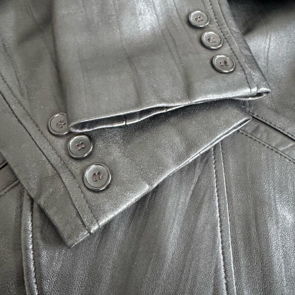 💎💟Danier Black Leather Jacket - Picture 8 of 16